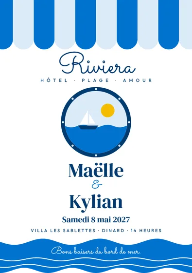 Faire-part Riviera